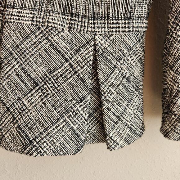 Banana Republic Black & White‎ Tweed Jacket/Blazer Size 8 - Picture 7 of 13